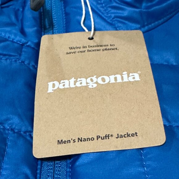 New Patagonia 2025 Nano Puff Jacket Endless Blue Men's Large L - Picture 2 of 4